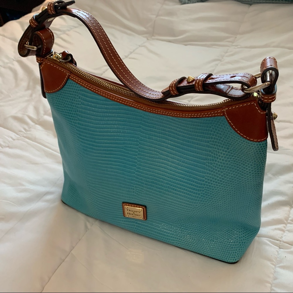 Dooney & Bourke Embossed Lizard Hobo